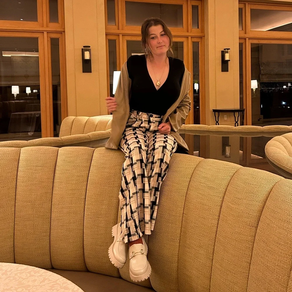 Geometric Patterned Pants - Picture 7 of 7